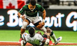 Angelo Davids against Kenya 7s. Photo Courrtesy/SA Rugby