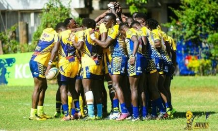 Homeboyz Rugby huddle in a past event. Photo Courtesy/Homeboyz Media