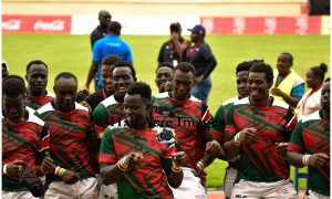 Kenya Under 20 celebrate in Barthes Cup. Photo Courtesy/Denis Acre-Half.