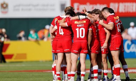 Canada 7s players. Photo Courtesy/World Rugby.