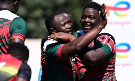 Kenya Simbas in a past clash,. Photo Courtesy/World Rugby.