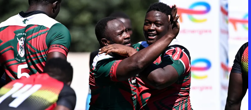 Kenya Simbas in a past clash,. Photo Courtesy/World Rugby.