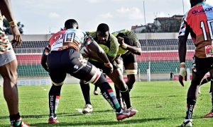 Lawrence Buyachi in action for Kabras. Photo Courtesy/Denis Acre-Half.