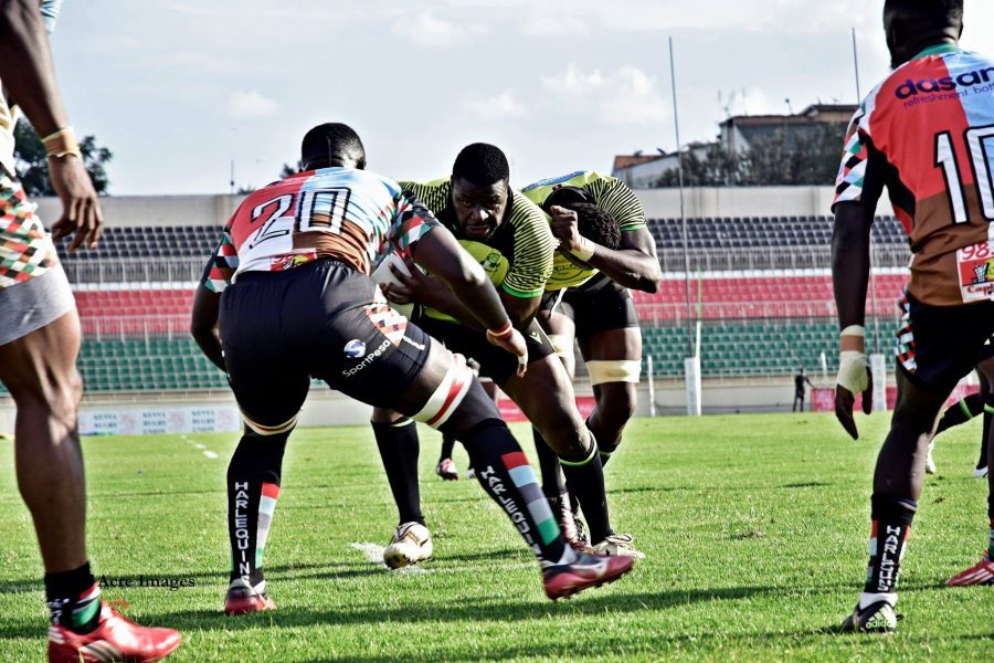 Lawrence Buyachi in action for Kabras. Photo Courtesy/Denis Acre-Half.