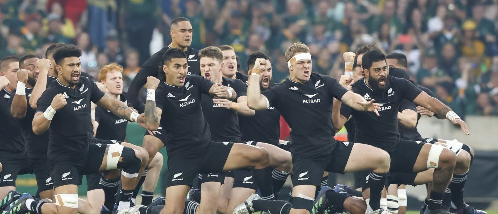 All Blacks perform Haka. Photo Courtesy/All Blacks.