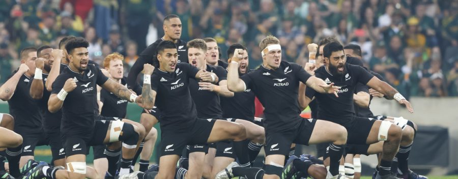 All Blacks perform Haka. Photo Courtesy/All Blacks.