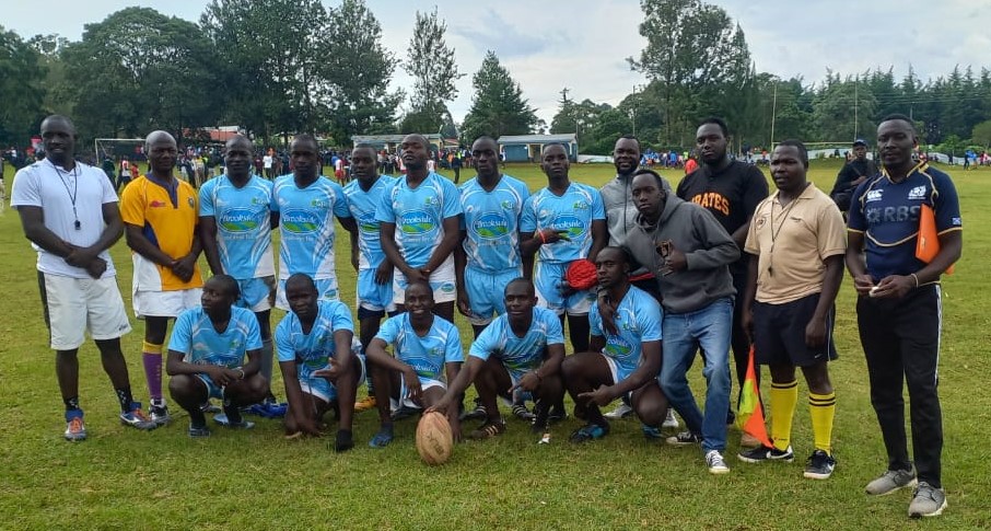 Kabianga High School win Kericho County Rugby 7s. Photo Courtesy/Kabianga.