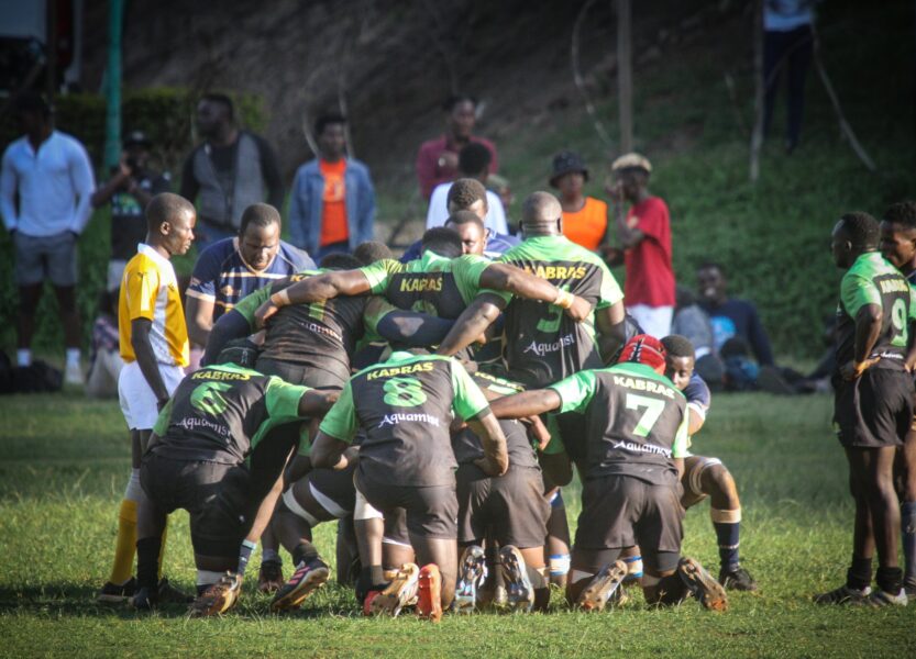 Kabras RFC in a past scrum-contest. Photo Courtesy/Kabras RFC