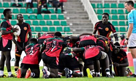 Kenya Under 20 vs Uganda in a past event. Photo Courtesy/Denis Acre-half.