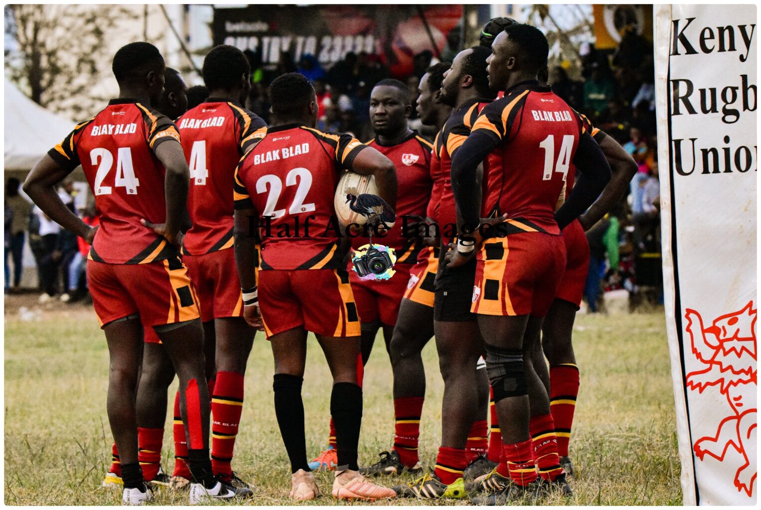 Blak Blad players in a past action. Photo Courtesy/Denis Acre-half