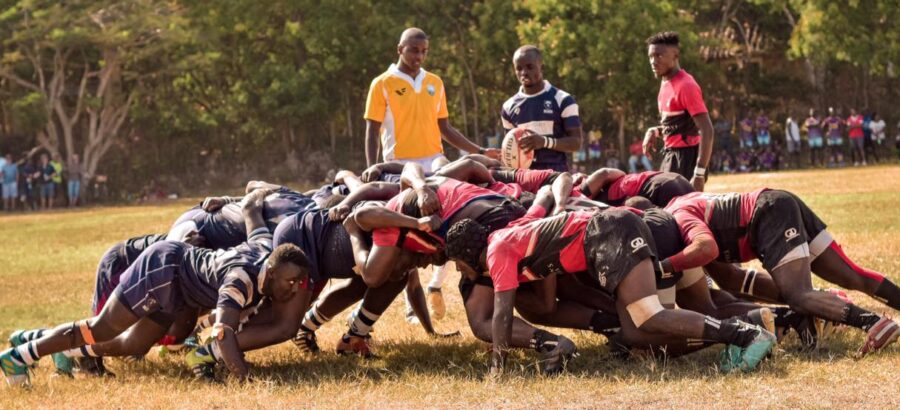 Scrum contest between South Coast Pirates vs Shamas Foundation. Photo Courtesy/Pirates.