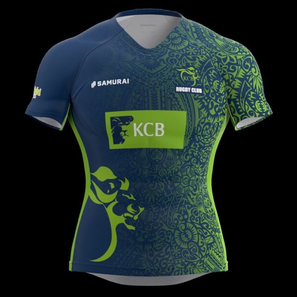 Front view of KCB Rugby home kit. Photo Courtesy/KCB Rugby