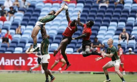 Kenya 7s vs South Africa. Photo Courtesy/KLC fotos