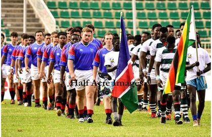 Namibia and Zimbabwe in the 2022 Barthes Cup. Photo Courtesy/Denis Acre-half