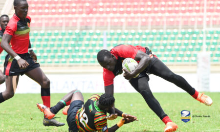 Uganda U20 vs Zambia. Photo Courtesy/Denis Namele for Uganda Rugby.