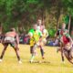 Kabras Dan Angwech races away from Quins defence, Photo Courtesy/ Lesnsah Image.