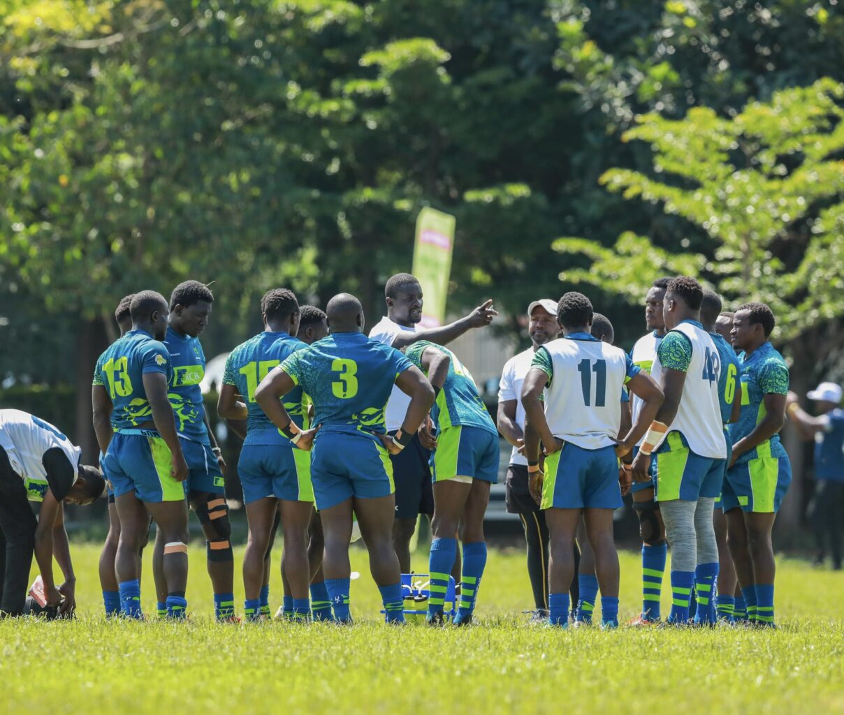 KCB Rugby during nakuru 10s action. Photo courtesy/KCB Rugby twitter.