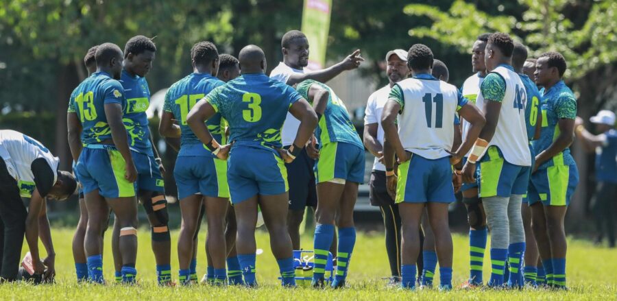KCB Rugby during nakuru 10s action. Photo courtesy/KCB Rugby twitter.