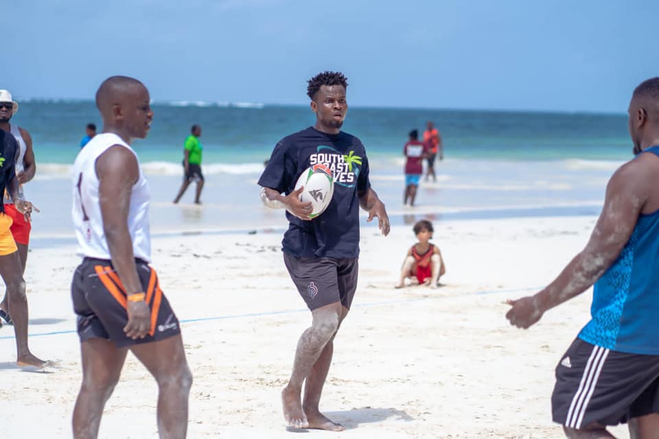 Action at South Coast 5s. Photo/South Coast Beach