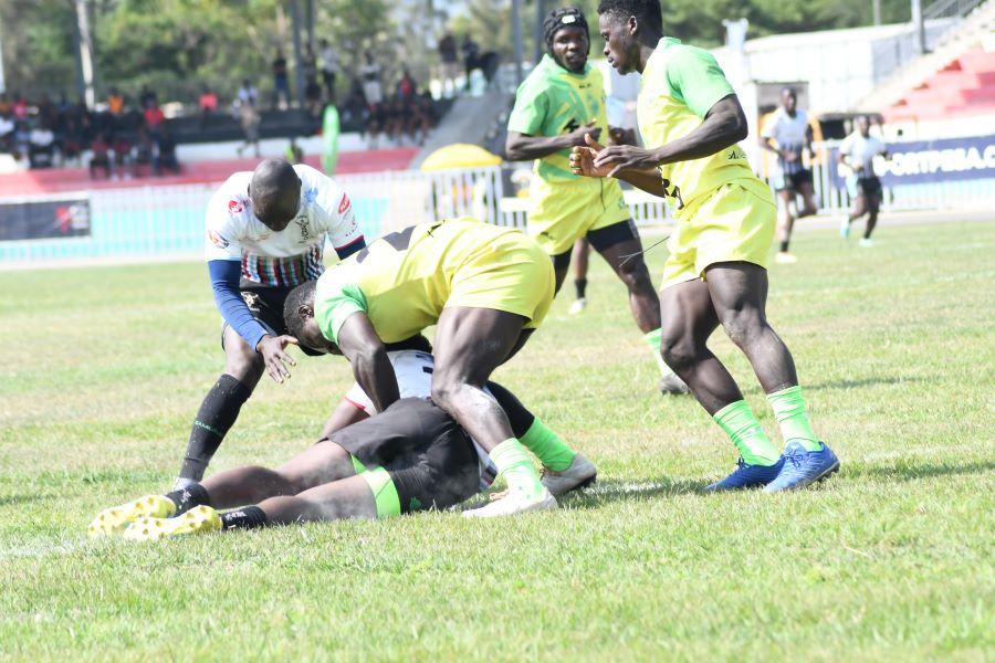 Contest between Kabras and Kenya Harlequin. Photo/Dave Mwaura