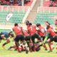 Kenya U20 vs Hong Kong in World Rugby U20 Trophy. Photo/ KRU