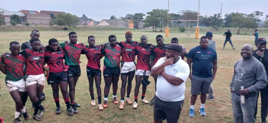 Kenya U20 in a past training session. photo/KRU