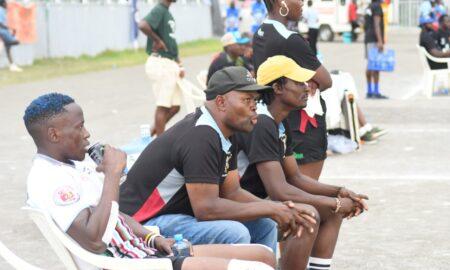 Amon Wamalwa and Paul Murunga on Kenya Harlequin bench. Photo/Brian Mwenje.