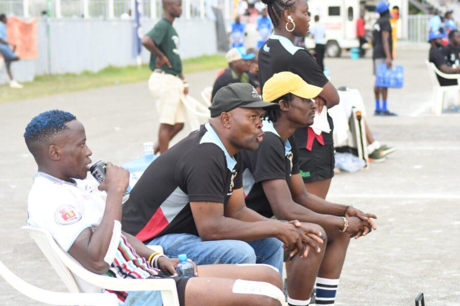 Amon Wamalwa and Paul Murunga on Kenya Harlequin bench. Photo/Brian Mwenje.