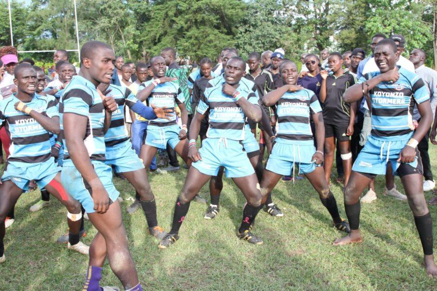 Koyonzo perform Haka after winning KSSSA 7s. Photo/Koyonzo High