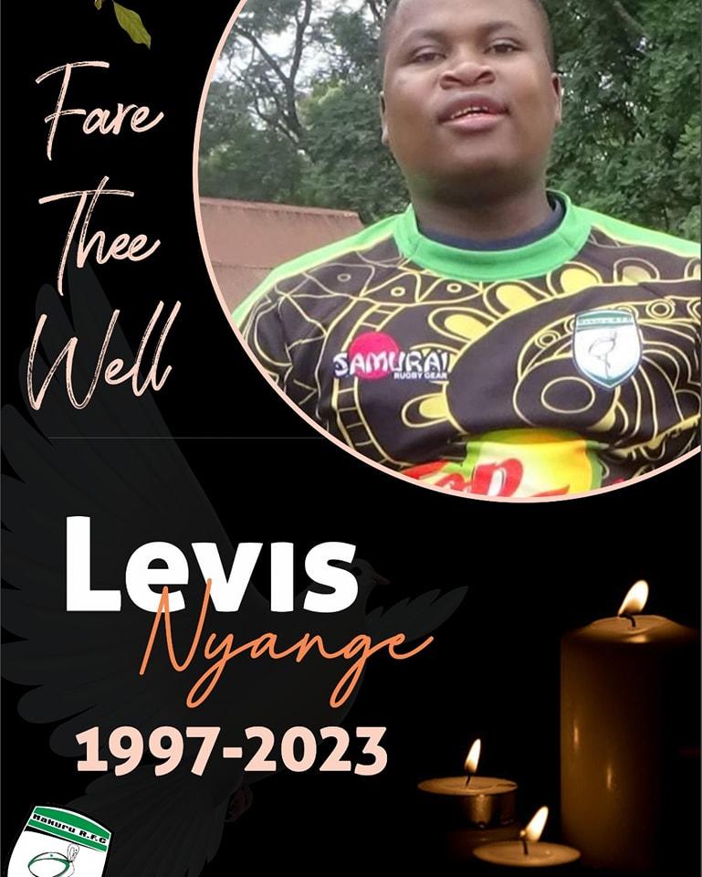 Levis Nyange. Photo/Nakuru RFC