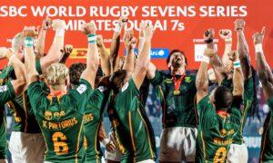 South Africa 7s after winning Dubai. PHOTO/SA Rugby