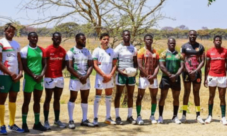 Africa Men's 7s captains ahead of the 2023 event. Photo/Rugby Africa