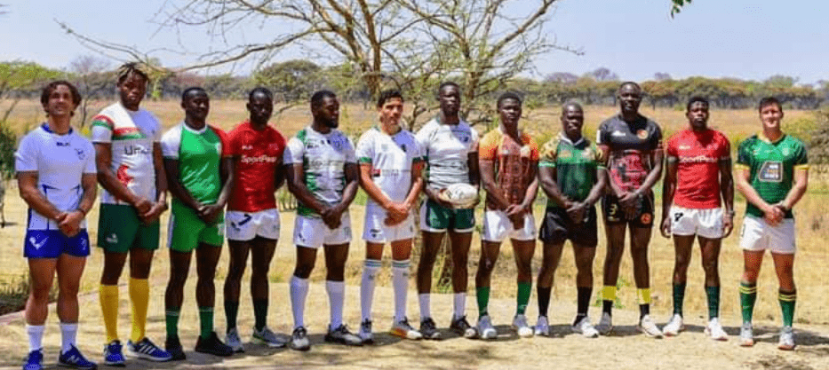 Africa Men's 7s captains ahead of the 2023 event. Photo/Rugby Africa