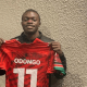 Patrick Odongo displays Kenya 7s Jersey. Photo/Odongo Instagram.