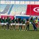 South Africa line up ahead of the Kenya Lionesses match. Photo. Sprinboks women