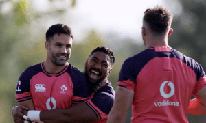 Ireland players in training. Photo/Irish Rugby