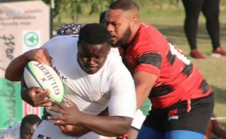 KCB new signing Wilhite Mususi in action for Kenya Simbas. Photo/KCB Rugby