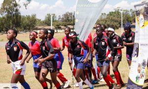 Team run on the field for a match. Photo/Elementaita Lodge.