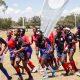 Team run on the field for a match. Photo/Elementaita Lodge.