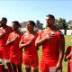 Morocco Rugby players line-up. Photo/Morocco Rugby