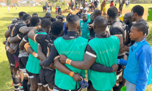 Mwamba RFC players ahead of a Kenya Cup match. PHOTO/Mwamba Rugby/X