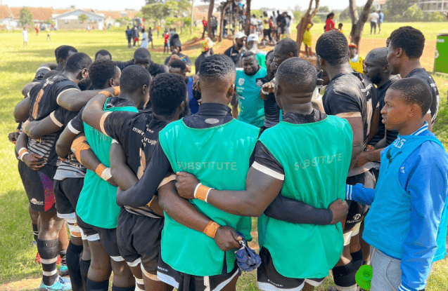 Mwamba RFC players ahead of a Kenya Cup match. PHOTO/Mwamba Rugby/X