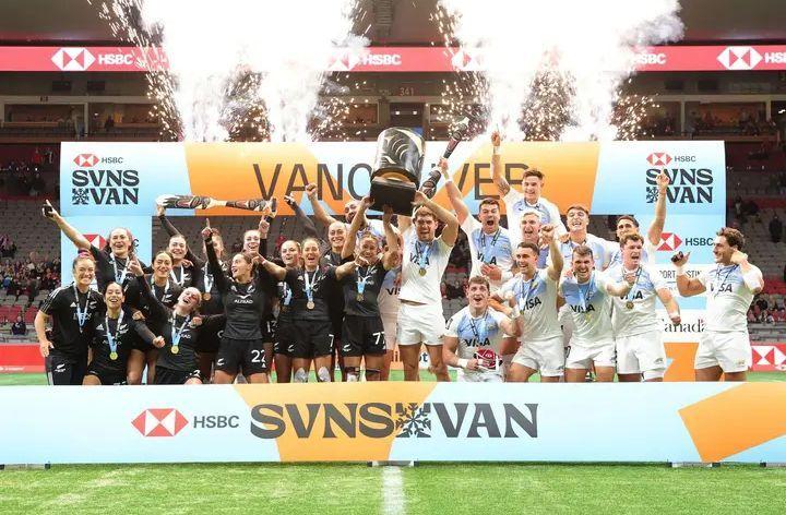 Vancouver Champions New Zealand and Argentina. PHOTO/World Rugby