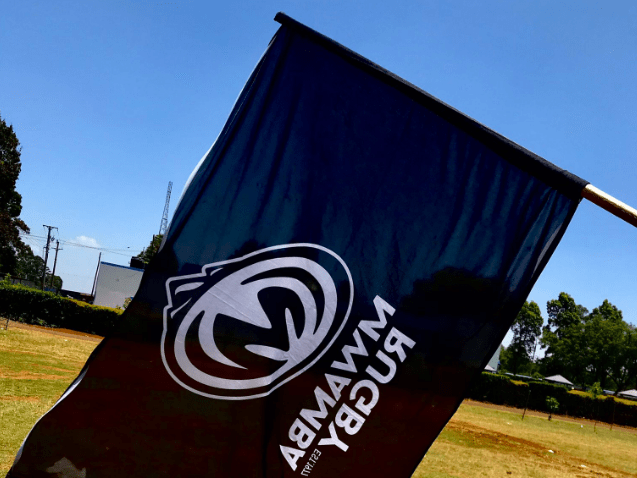 Mwamba RFC flag. PHOTO/Mwamba Rugby/X