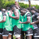 Mwamba RFC players huddle. PHOTO/Mwamba Rugby/X