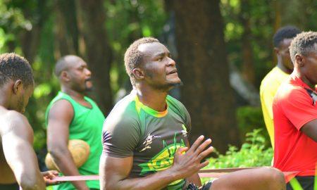 Kabras RFC lock David Bunduki in a past training session. PHOTO/Scrummage