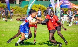 Action between Kenya U20 and Namibia. PHOTO/Kryos