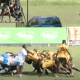 Action between Rhinos and Buffaloes in Rugby Super Series. PHOTO/Screen grab