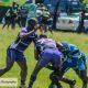 St Anthony players tackle a Koyonzo player. PHOTO/Vicmass Photography