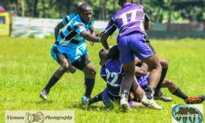 Koyonzo in Scrummage Katch 7s action against St Anthony. PHOTO/Vicmass